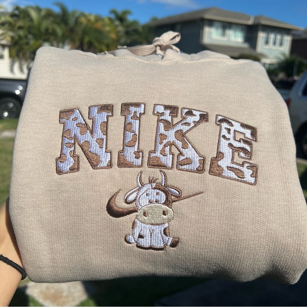 Nike Cow Print Hoodie